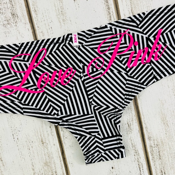 VS PINK Extra Low Rise Cheekster Medium Vintage Retro Style Rare - Picture 2 of 7